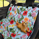 Hibiscus Flower Floral Pattern Print Pet Car Back Seat Cover