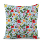 Hibiscus Flower Floral Pattern Print Pillow Cover