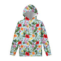 Hibiscus Flower Floral Pattern Print Pullover Hoodie