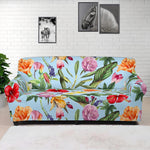 Hibiscus Flower Floral Pattern Print Sofa Cover