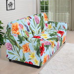 Hibiscus Flower Floral Pattern Print Sofa Cover