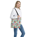 Hibiscus Flower Floral Pattern Print Tote Bag