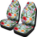 Hibiscus Flower Floral Pattern Print Universal Fit Car Seat Covers