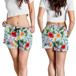 Hibiscus Flower Floral Pattern Print Women's Shorts