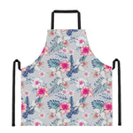 Hibiscus Orchids Hawaii Pattern Print Apron