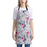 Hibiscus Orchids Hawaii Pattern Print Apron