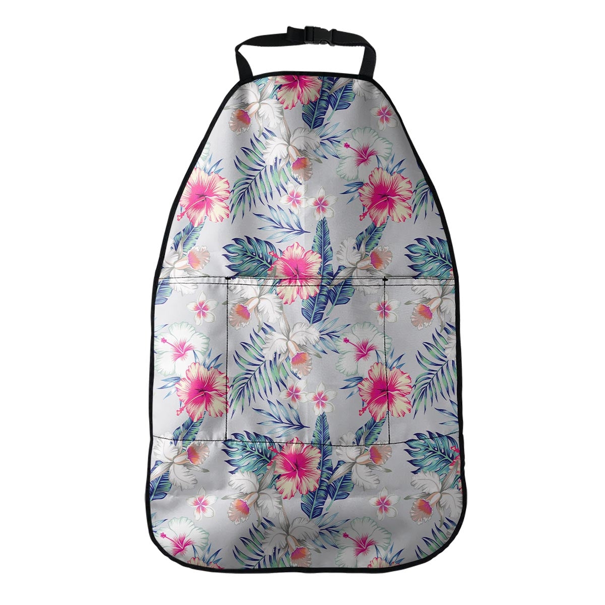 Hibiscus Orchids Hawaii Pattern Print Car Seat Organizers