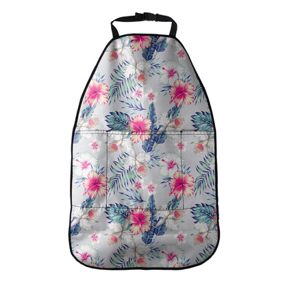 Hibiscus Orchids Hawaii Pattern Print Car Seat Organizers