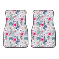Hibiscus Orchids Hawaii Pattern Print Front Car Floor Mats