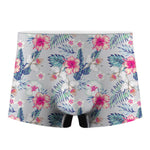 Hibiscus Orchids Hawaii Pattern Print Men's Boxer Briefs