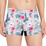 Hibiscus Orchids Hawaii Pattern Print Men's Boxer Briefs
