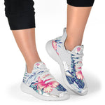 Hibiscus Orchids Hawaii Pattern Print Mesh Knit Shoes GearFrost