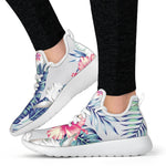Hibiscus Orchids Hawaii Pattern Print Mesh Knit Shoes GearFrost
