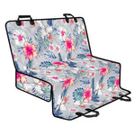 Hibiscus Orchids Hawaii Pattern Print Pet Car Back Seat Cover