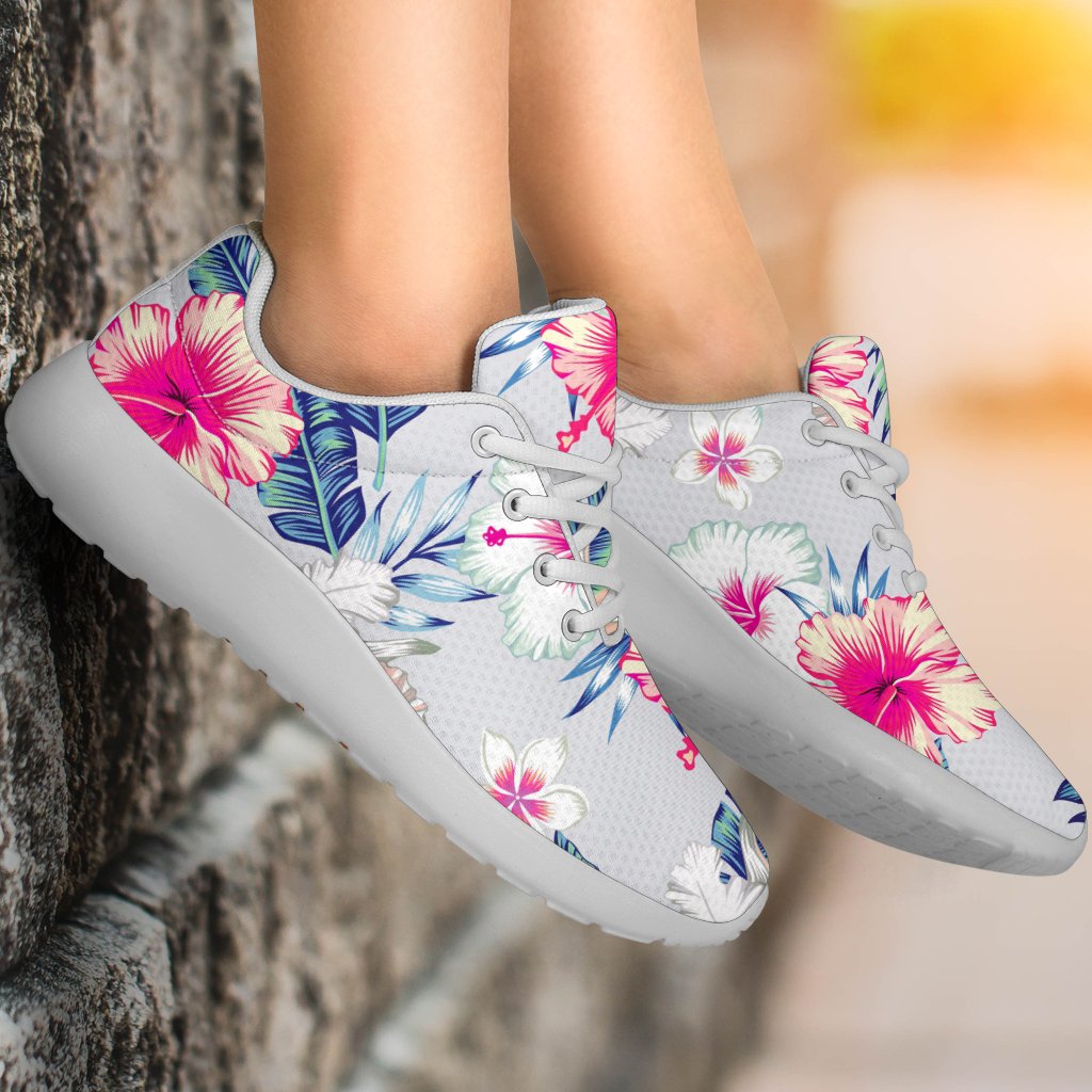 Hibiscus Orchids Hawaii Pattern Print Sport Shoes GearFrost