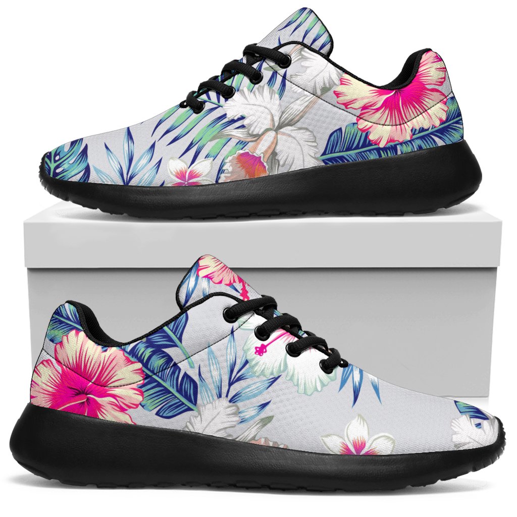 Hibiscus Orchids Hawaii Pattern Print Sport Shoes GearFrost