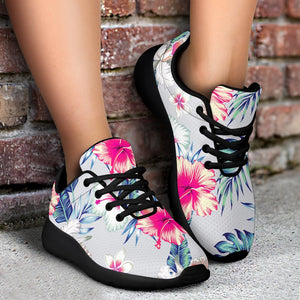 Hibiscus Orchids Hawaii Pattern Print Sport Shoes GearFrost