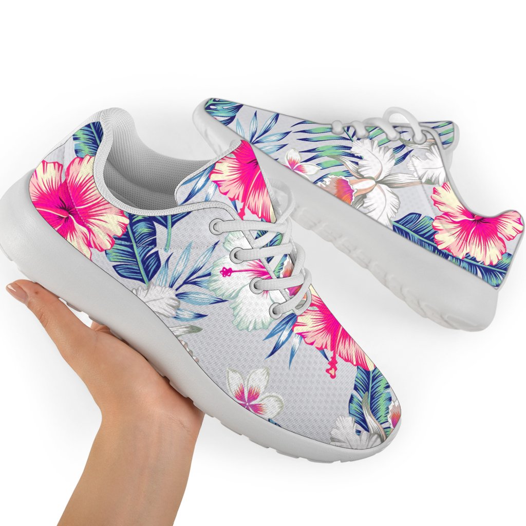 Hibiscus Orchids Hawaii Pattern Print Sport Shoes GearFrost