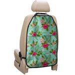 Hibiscus Plumeria Flowers Pattern Print Car Seat Organizers
