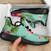 Hibiscus Plumeria Flowers Pattern Print Mesh Knit Shoes GearFrost