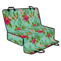 Hibiscus Plumeria Flowers Pattern Print Pet Car Back Seat Cover