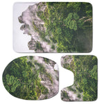 High Mountain Print 3 Piece Bath Mat Set
