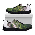 High Mountain Print Black Running Shoes