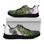 High Mountain Print Black Sneakers