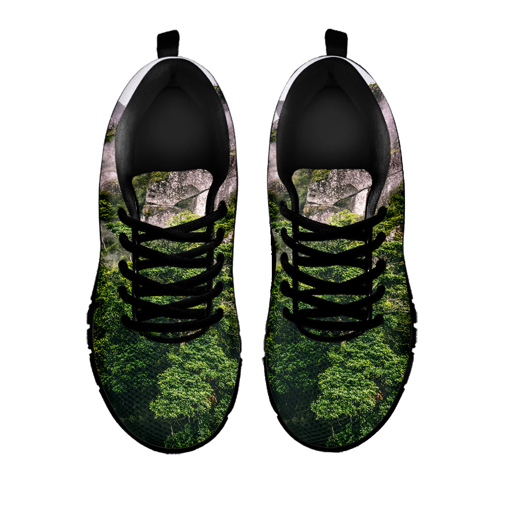 High Mountain Print Black Sneakers