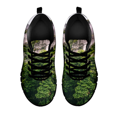 High Mountain Print Black Sneakers