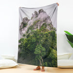 High Mountain Print Blanket