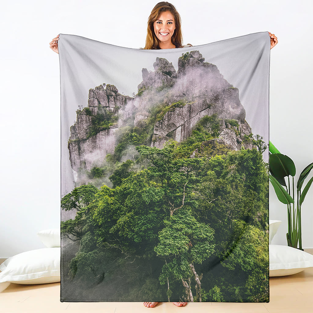 High Mountain Print Blanket