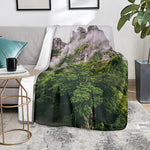High Mountain Print Blanket