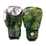 High Mountain Print Boxing Gloves