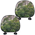 High Mountain Print Car Headrest Covers