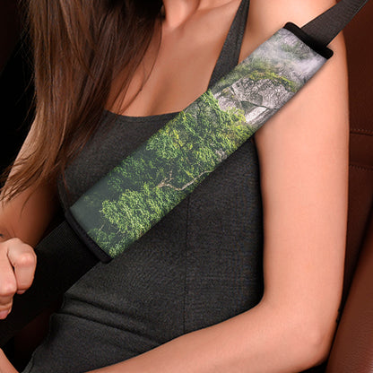 High Mountain Print Car Seat Belt Covers