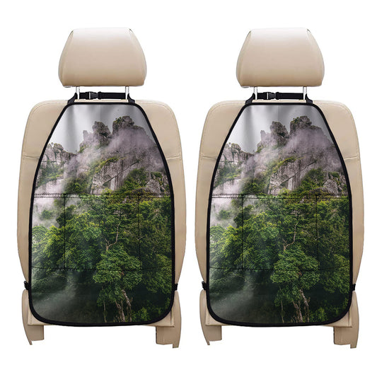 High Mountain Print Car Seat Organizers