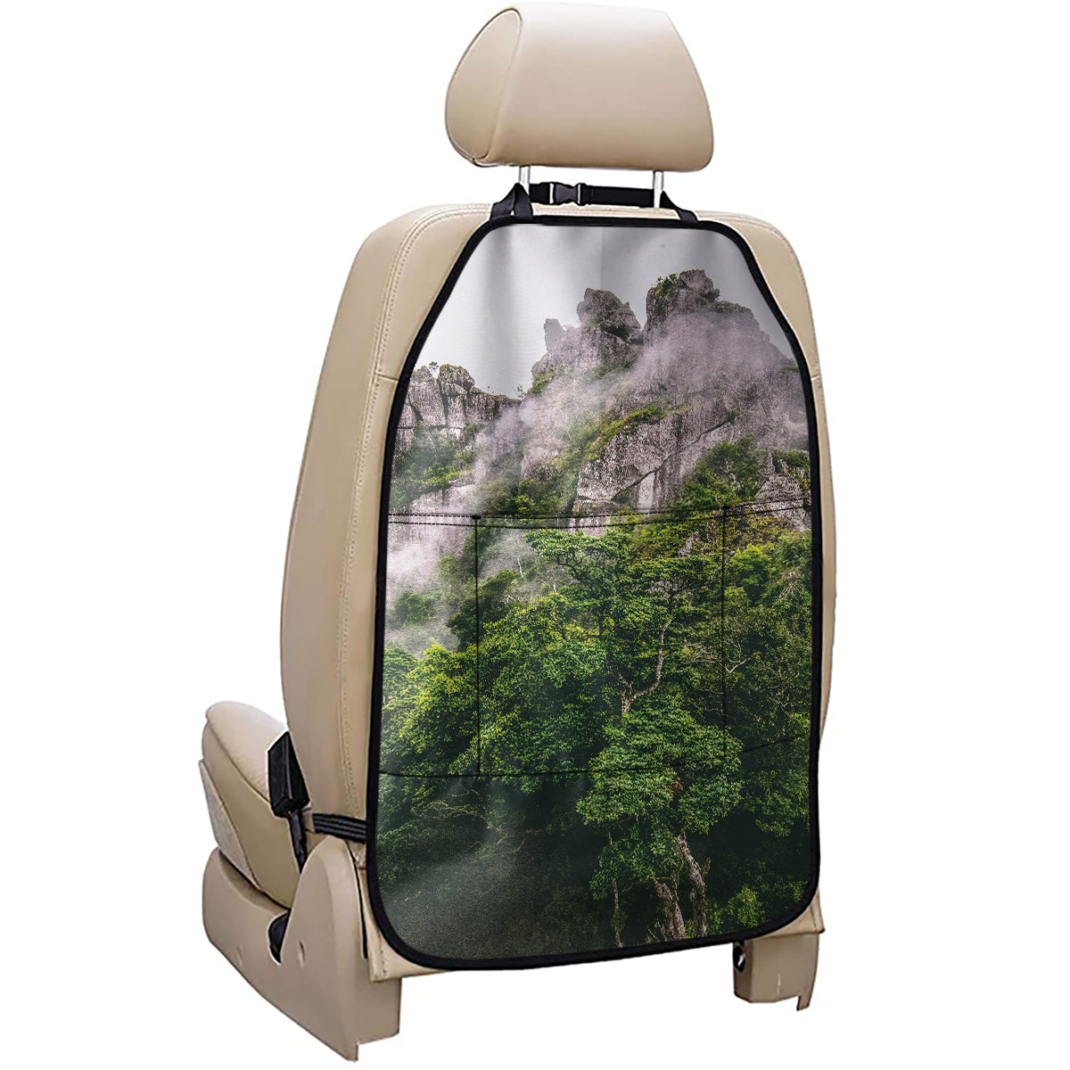 High Mountain Print Car Seat Organizers