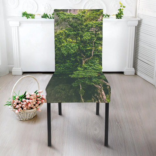 High Mountain Print Dining Chair Slipcover