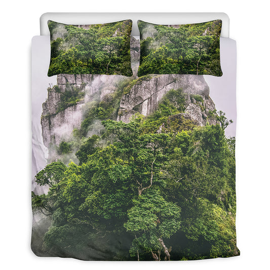 High Mountain Print Duvet Cover Bedding Set