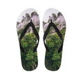 High Mountain Print Flip Flops