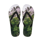 High Mountain Print Flip Flops