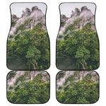 High Mountain Print Front and Back Car Floor Mats
