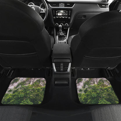 High Mountain Print Front and Back Car Floor Mats