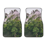 High Mountain Print Front Car Floor Mats