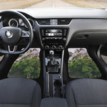 High Mountain Print Front Car Floor Mats