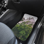 High Mountain Print Front Car Floor Mats