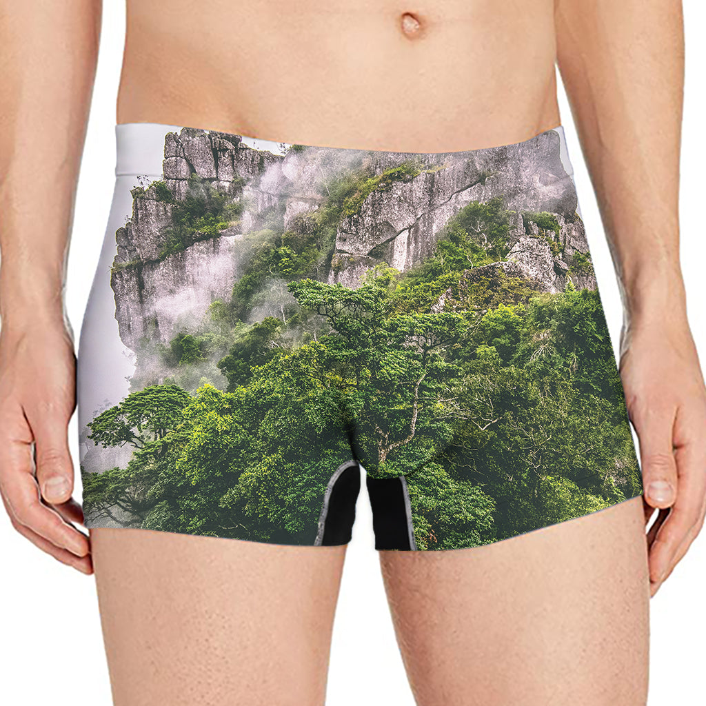 High Mountain Print Men's Boxer Briefs