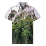 High Mountain Print Men's Short Sleeve Shirt