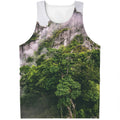 High Mountain Print Men's Tank Top